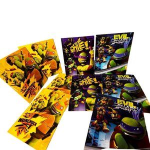 9 Teenage Mutant Ninja Turtles 2 Pocket Folders School Supplies Lot NWOT 2013